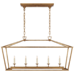 Lampa E. F. Chapman Darlana Medium Linear pozłacana stal