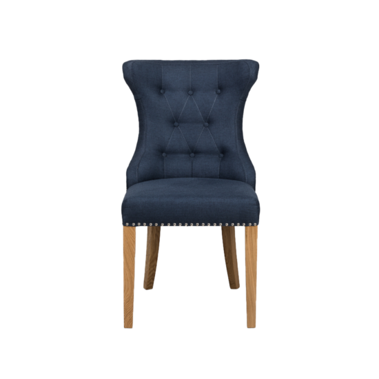 Ciemno niebieskie krzesło