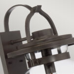 Duża latarnia naścienna Lasalle - 1 źródło światła - obrazek 2