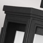 Mała latarnia naścienna Roscoe - 1 źródło światła - obrazek 3