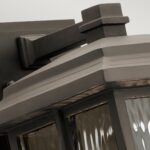 Średnia latarnia naścienna Beacon Square - 1 źródło światła - Stary brąz - obrazek 3