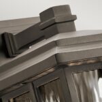 Mała latarnia naścienna Beacon Square - 1 źródło światła - Stary brąz - obrazek 2