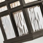 Mała latarnia naścienna Beacon Square - 1 źródło światła - Stary brąz - obrazek 4