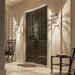 Mała latarnia naścienna Beacon Square - 1 źródło światła - Stary brąz - obrazek 5