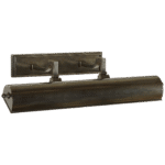 Lampka do obrazów Dean 18" w kolorze metalicznym szarym