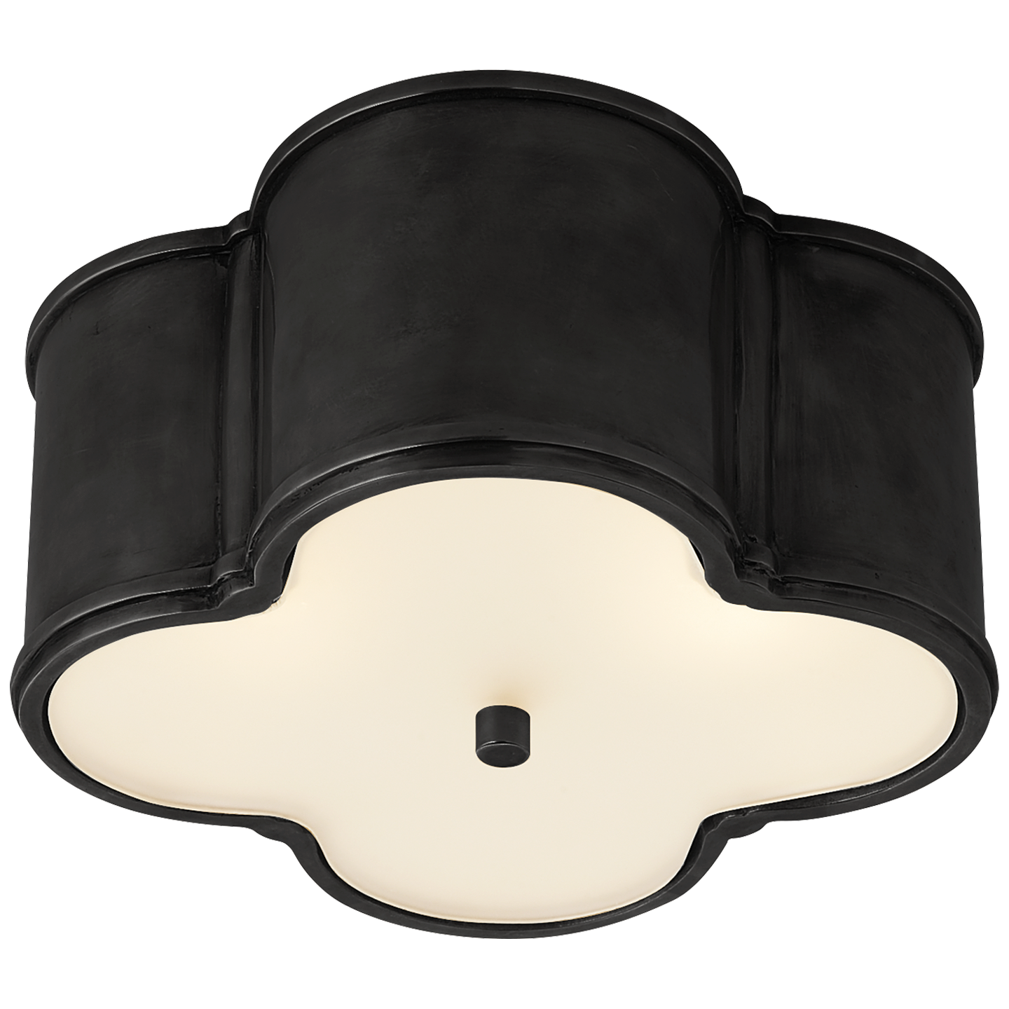 AH4014GMFG Plafon Basil mały w kolorze metalicznym szarym z matowym szkłem - obrazek 1