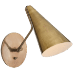 Kinkiet ścienny Clemente w ręcznie patynowanym mosiądzu antycznym