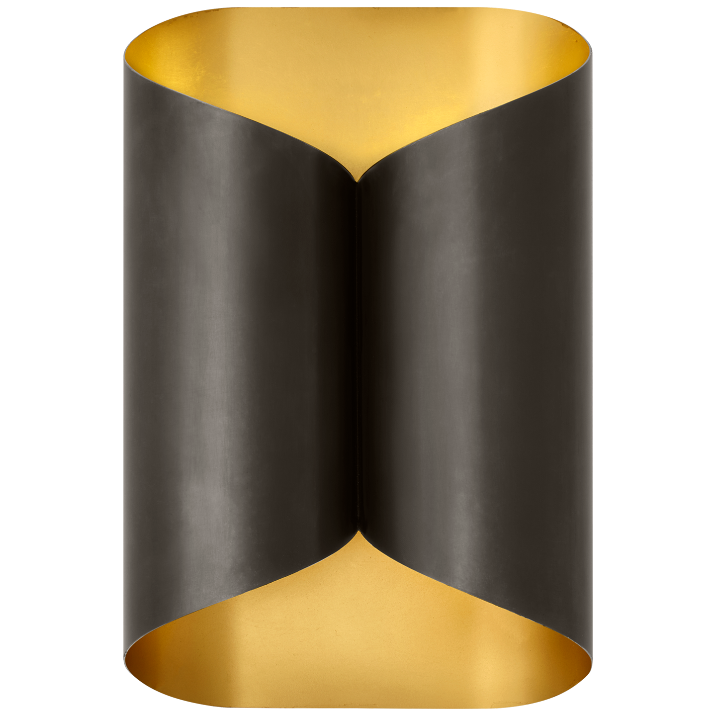 ARN2036BZ Kinkiet Selfoss w brązie z wnętrzem ze złoceniem - obrazek 1