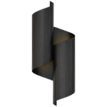 Średni kinkiet owinięty Iva w brązie