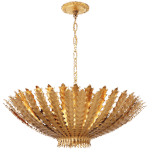 Średni żyrandol Hampton ze złoceniem