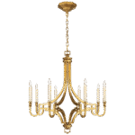 Średni żyrandol Mykonos w antycznym patynowanym mosiądzu