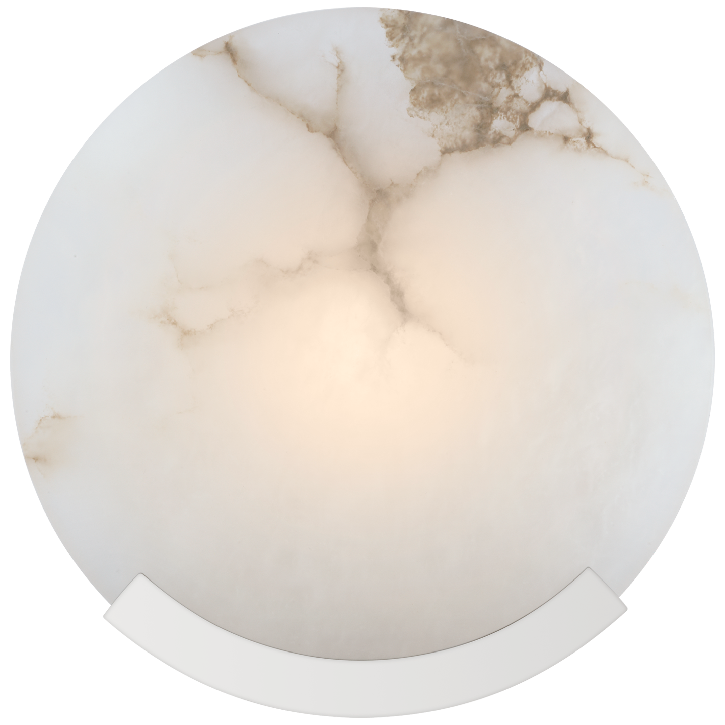 KW2010PNALB Kinkiet Melange w polerowanym niklu z alabastrem - obrazek 1