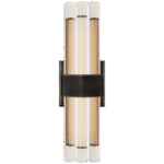 Kinkiet Fascio 14" w brązie z kryształem