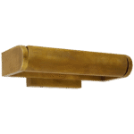 Lampka artystyczna David 12" w ręcznie patynowanym mosiądzu antycznym