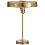 Lampa stołowa Carlo w ręcznie patynowanym mosiądzu antycznym