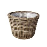 Okrągła doniczka ratanowa Gardenia