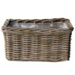Prostokątna doniczka ratanowa Gardenia 58x18x15h cm