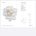 Kinkiet Talia w polerowanym srebrnym wykończeniu i przezroczystym szkle wirowanym - obrazek 2