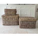 Skrzynie ratanowe Gardenia zestaw 3szt