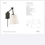 Kinkiet obrotowy Graves brąz Suzanne Kasler - obrazek 2