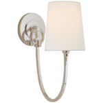 Kinkiet Reed polerowany nikiel Thomas O'Brian