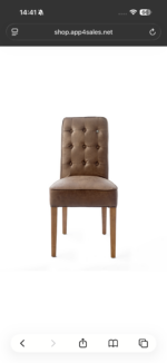 KRZESŁO Cape Breton Pel Coffee Riviera Maison