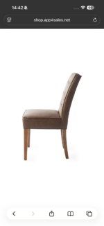 KRZESŁO Cape Breton Pel Coffee Riviera Maison - obrazek 6