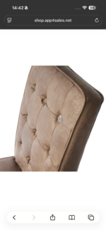 KRZESŁO Cape Breton Pel Coffee Riviera Maison - obrazek 4